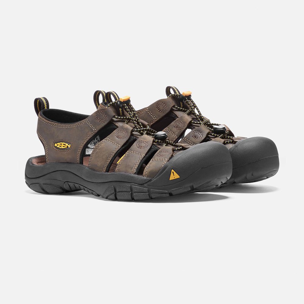 Keen Sandaal Heren Bruin/Zwart - Newport - 50689-ZKXC